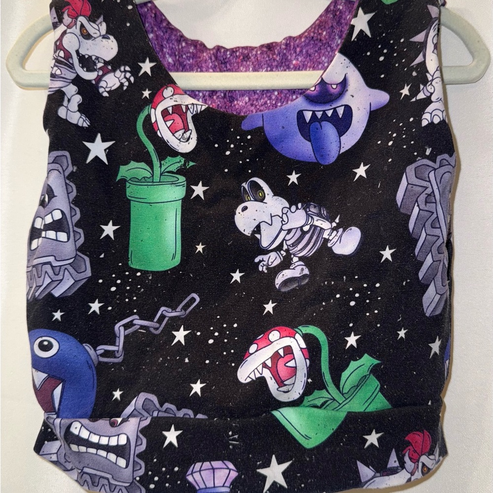Super Mario Villain Crop Top